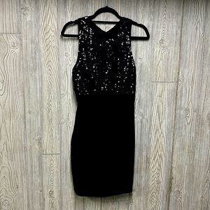Black tie olega cocktail dress